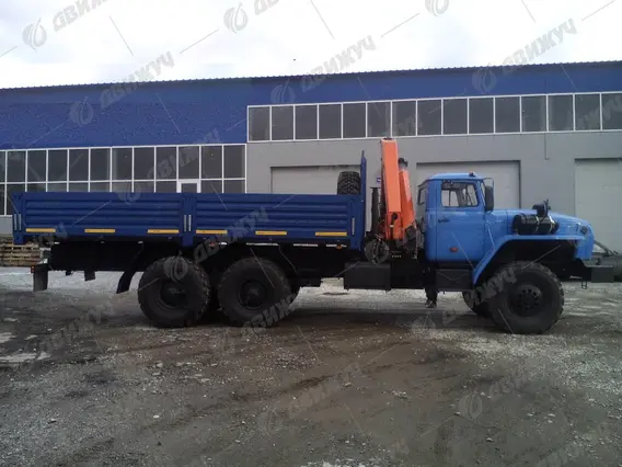 Бортовой Урал 4320 (капотный) с КМУ Palfinger РК 15500 2026 года новый фото 2