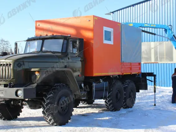 ГПА Урал 4320-1112-61Е5 с КМУ ИМ-50 2026 года новый фото 2