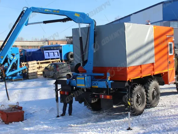 ГПА Урал 4320-1112-61Е5 с КМУ ИМ-50 2026 года новый фото 3