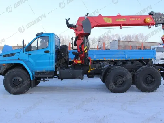 Седельный тягач Урал NEXT 4320 с КМУ IT-180 2026 года новый