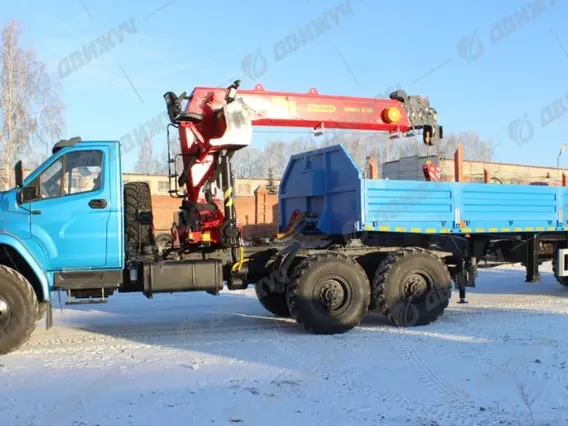 Седельный тягач Урал NEXT 4320 с КМУ IT-180 2026 года новый фото 5