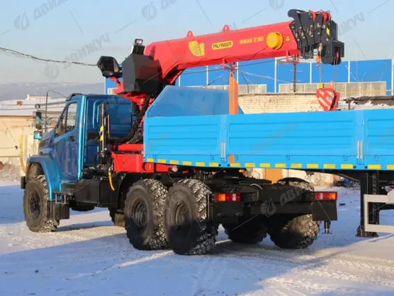 Седельный тягач Урал NEXT 4320 с КМУ IT-180 2026 года новый фото 7