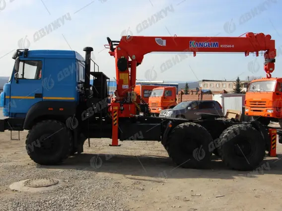 Седельный тягач Урал 44202-3511-82 с КМУ Kanglim 1256G-2 2026 года новый