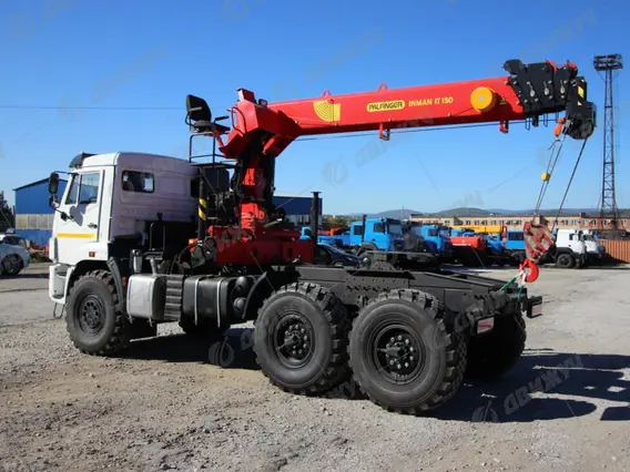 Седельный тягач КАМАЗ 43118-50 с КМУ ИТ-150 2026 года новый фото 2