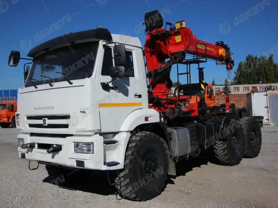 Седельный тягач КАМАЗ 43118-50 с КМУ ИТ-150 2026 года новый фото 3