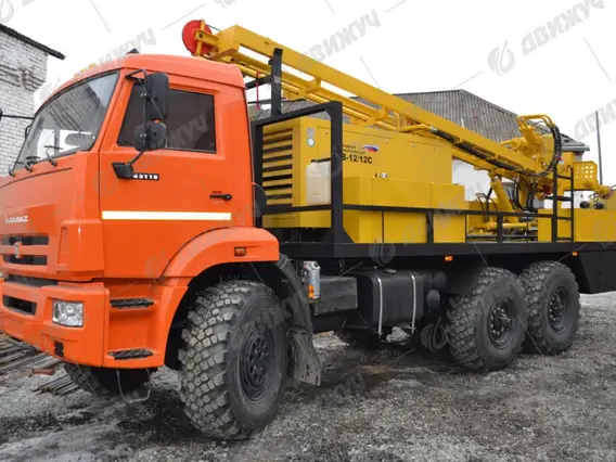 Буровая установка УРБ-2А2 на шасси КАМАЗ 43118-50 с компрессором КВ-12/12С 2026 года новый