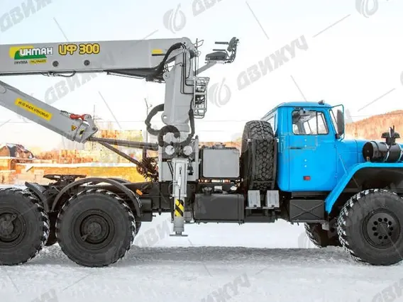 Седельный тягач Урал 4320-60 с КМУ ИФ-300 2026 года новый