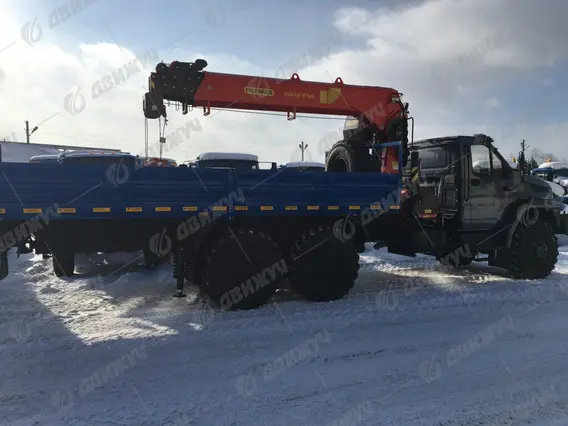 Бортовой Урал 4320 NEXT с КМУ IT-180 (тросовый) 2026 года новый фото 2
