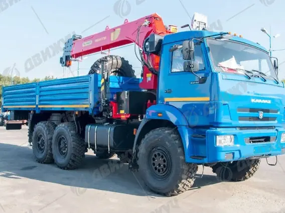 Бортовой КАМАЗ 43118-50 с КМУ ИТ-180 (Тросовый) 2026 года новый