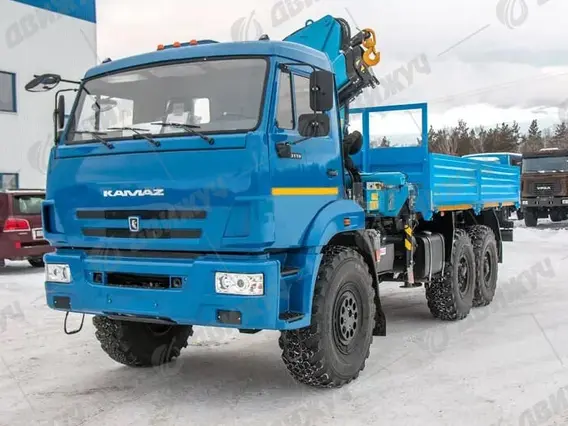 Бортовой КАМАЗ 43118-50 с КМУ ИМ-240 2026 года новый фото 2
