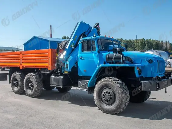 Бортовой Урал 4320 (капотный) с КМУ  ИМ-95 2026 года новый