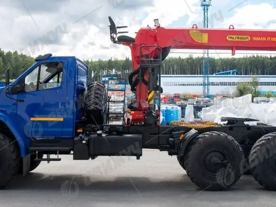 Седельный тягач Урал Next 4320-72 с КМУ ИТ-150 (тросовый) 2026 года новый