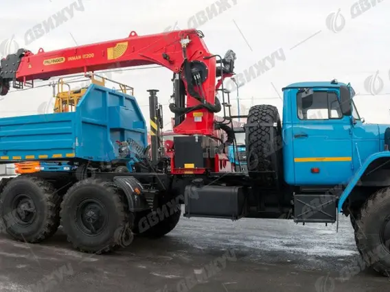 Седельный тягач Урал 4320-60 с КМУ ИТ-200 (тросовый) 2026 года новый