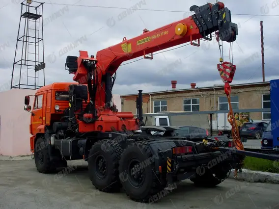Седельный тягач на шасси КАМАЗ 43118-50 с КМУ ИТ-180 (тросовый) 2026 года новый