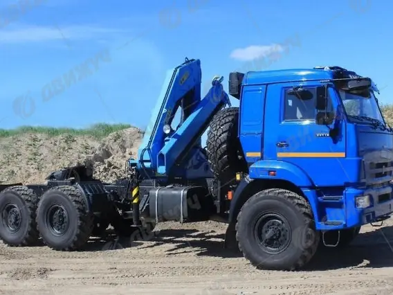 Седельный тягач на шасси КАМАЗ 43118-50 с КМУ ИМ-150 2026 года новый