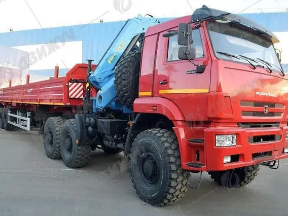 Седельный тягач на шасси КАМАЗ 65221 с КМУ ИМ-95 2026 года новый