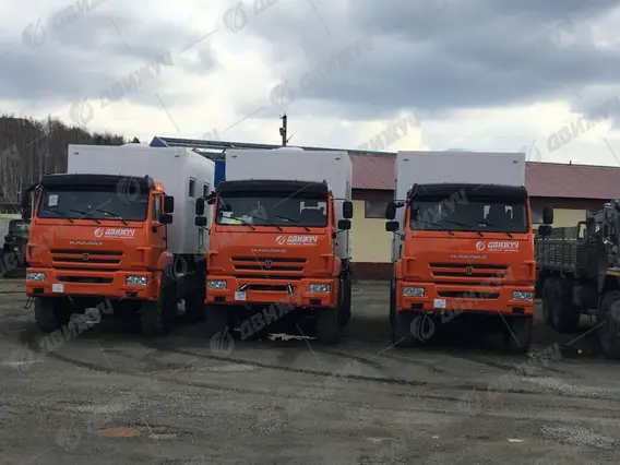ПАРМ (Мастерская передвижная) на шасси КАМАЗ 43118-50 с КМУ ИМ-50 2026 года новый
