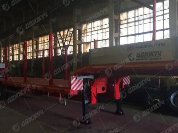 Полуприцеп-тяжеловоз высокорамный Hartung 943000 2026 года новый фото 2