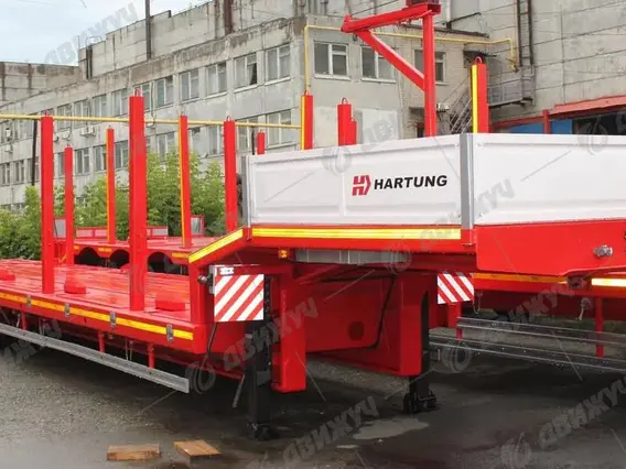 Полуприцеп-тяжеловоз высокорамный Hartung 943000 2026 года новый фото 3