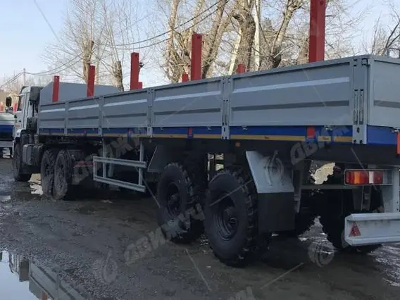 Бортовой полуприцеп 2-х осный (ЧМЗАП-93853) 2026 года новый