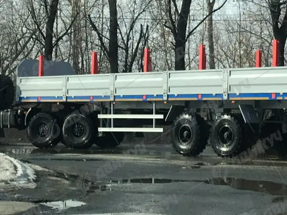 Бортовой полуприцеп 2-х осный (ЧМЗАП-93853) 2026 года новый фото 2