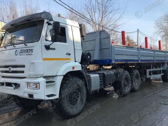 Бортовой полуприцеп 2-х осный (ЧМЗАП-93853) 2026 года новый фото 3