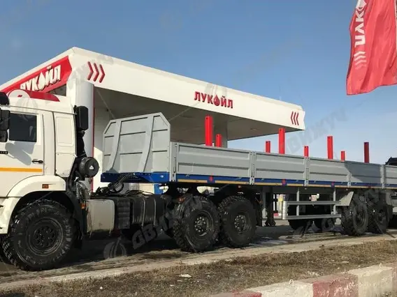 Бортовой полуприцеп 2-х осный (ЧМЗАП-93853) 2026 года новый фото 4