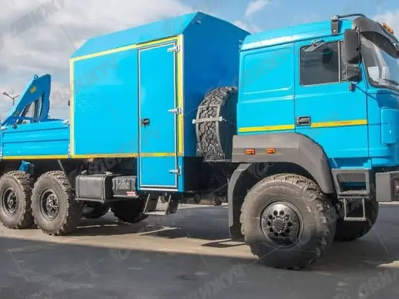 АРОК (Агрегат ремонта и обслуживания качалок) на шасси Урал 4320-80 (бескапотный) с КМУ ИМ-95 2026 года новый