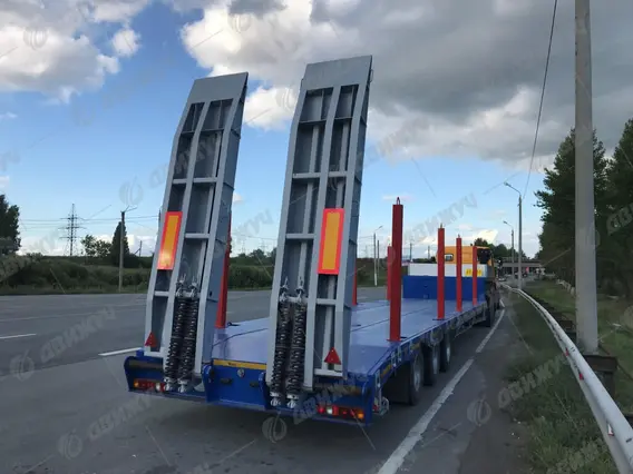 Полуприцеп-тяжеловес ЧМЗАП низкорамный (г/п 39,5, 3-х осный) 2026 года новый фото 3