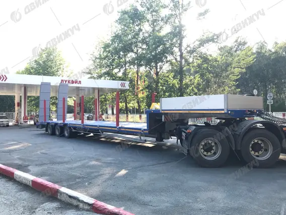 Полуприцеп-тяжеловес ЧМЗАП низкорамный (г/п 39,5, 3-х осный) 2026 года новый фото 4
