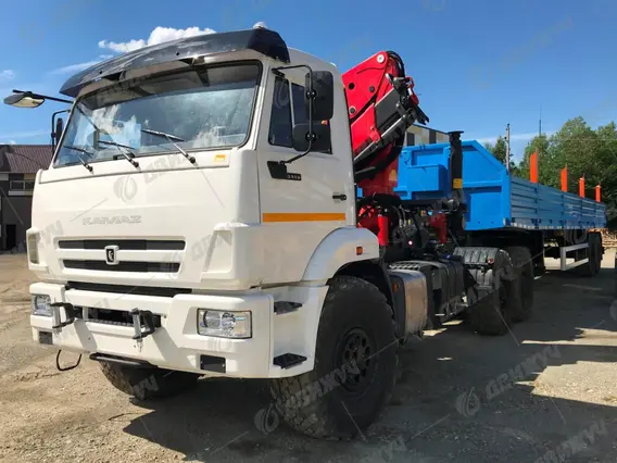 Седельный тягач на шасси КАМАЗ 43118-50 с КМУ Palfinger PK-23500А 2026 года новый