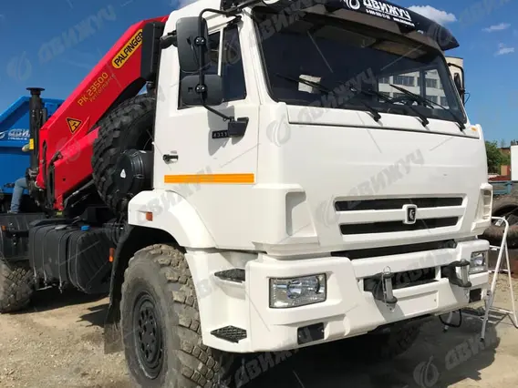 Седельный тягач на шасси КАМАЗ 43118-50 с КМУ Palfinger PK-23500А 2026 года новый фото 3