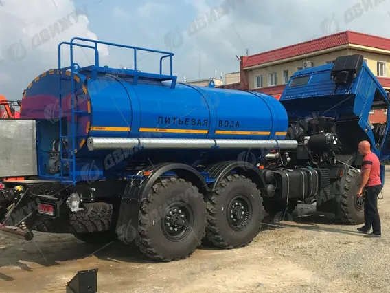 Водовоз АЦПТ-8 на шасси КАМАЗ 43118-50 2026 года новый фото 3