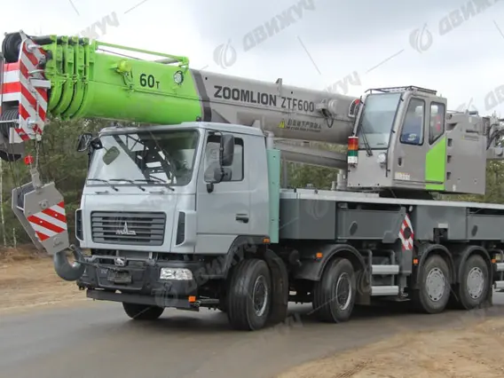 Автокран Zoomlion ZМС-60-1С1 на шасси МАЗ-6516C9-560-001 2026 года новый фото 5