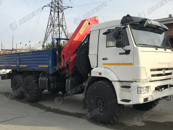 Бортовой КАМАЗ 43118-50 с КМУ PALFINGER РК 23500А 2026 года новый