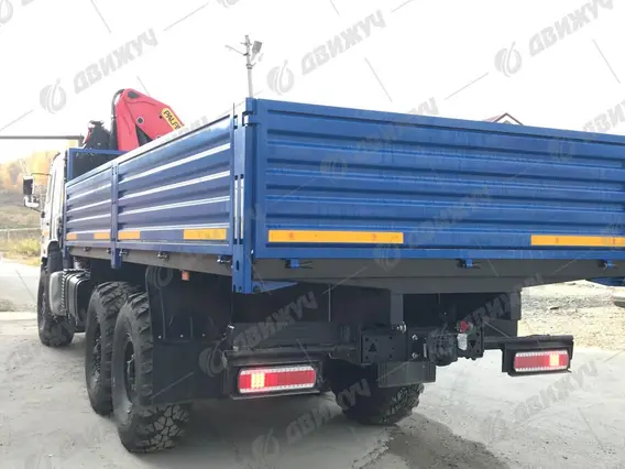 Бортовой КАМАЗ 43118-50 с КМУ PALFINGER РК 23500А 2026 года новый фото 2