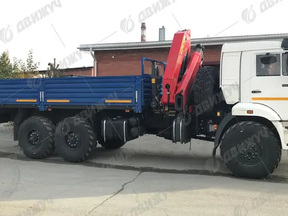 Бортовой КАМАЗ 43118-50 с КМУ PALFINGER РК 23500А 2026 года новый фото 5