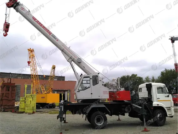 Автокран Челябинец КС-45734 на шасси КамАЗ 43253  2026 года новый фото 3