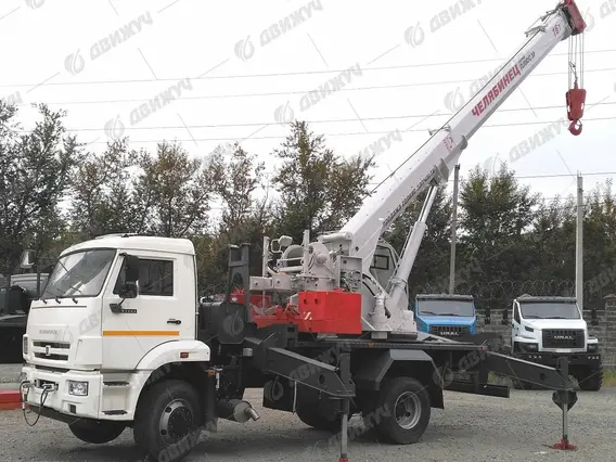Автокран Челябинец КС-45734 на шасси КамАЗ 43253  2026 года новый фото 4