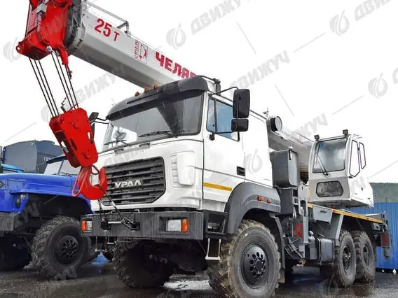 Автокран Челябинец КС-55732 на шасси Урал 5557-80 (бескапотный) 2026 года новый