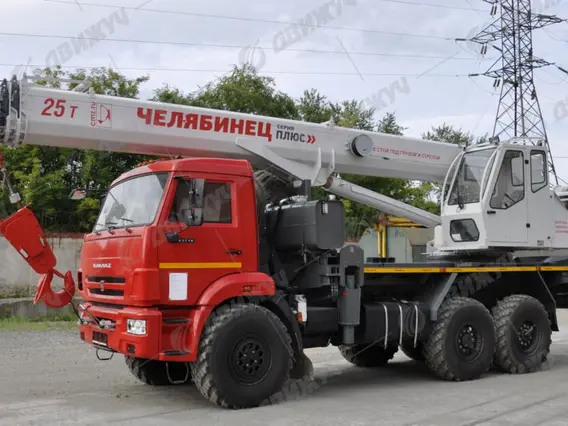 Автокран Челябинец КС-55732-28 на шасси КАМАЗ 43118-50 2026 года новый фото 2