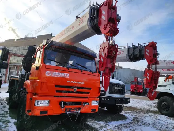 Автокран Челябинец КС-55732-28 на шасси КАМАЗ 43118-50 2026 года новый фото 9