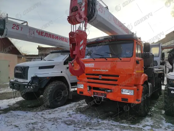 Автокран Челябинец КС-55732-28 на шасси КАМАЗ 43118-50 2026 года новый фото 10