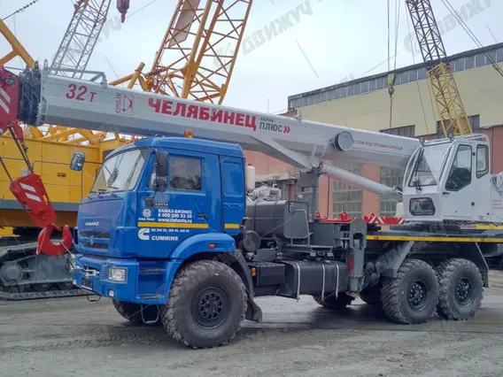 Автокран Челябинец КС-55733-26 на шасси КАМАЗ 43118-50 2026 года новый фото 2
