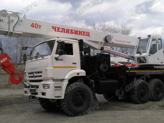 Автокран Челябинец КС-65711-34 на шасси КАМАЗ 65222 (6х6) 2026 года новый фото 3