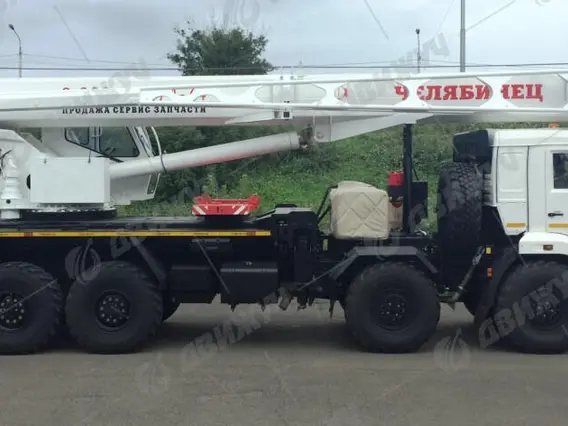 Автокран Челябинец КС-65711М1-34 на шасси КАМАЗ 63501 (8х8) 2026 года новый фото 6