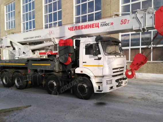 Автокран Челябинец КС-65717-34 на шасси КАМАЗ 63201 (8х4) 2026 года новый