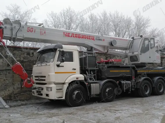 Автокран Челябинец КС-65717-34 на шасси КАМАЗ 63201 (8х4) 2026 года новый фото 2