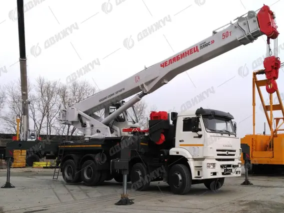 Автокран Челябинец КС-65717-34 на шасси КАМАЗ 63201 (8х4) 2026 года новый фото 6