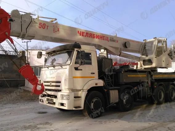Автокран Челябинец КС-65717-34 на шасси КАМАЗ 63201 (8х4) 2026 года новый фото 7